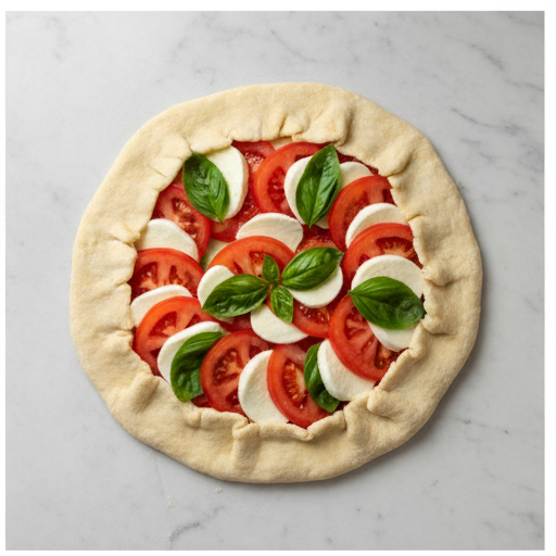 caprese galette - step 2