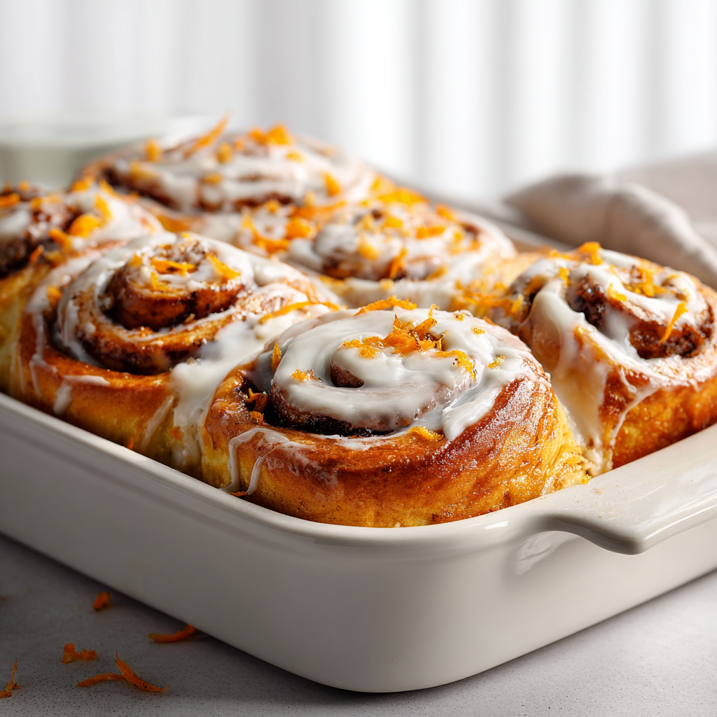 carrot cake cinnamon rolls