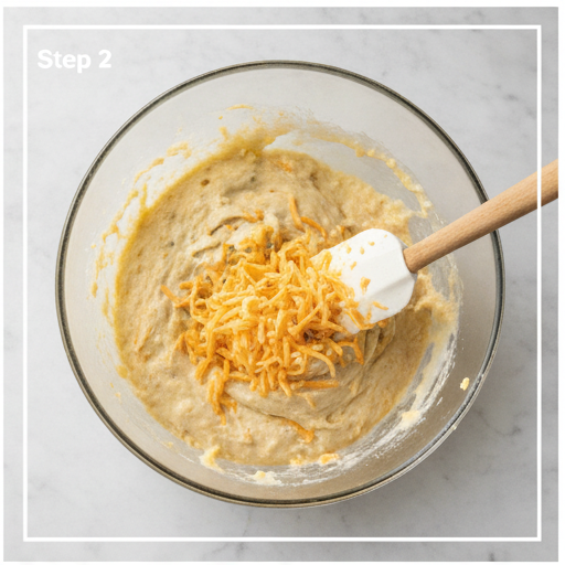cheddar bay biscuit loaf - step 2