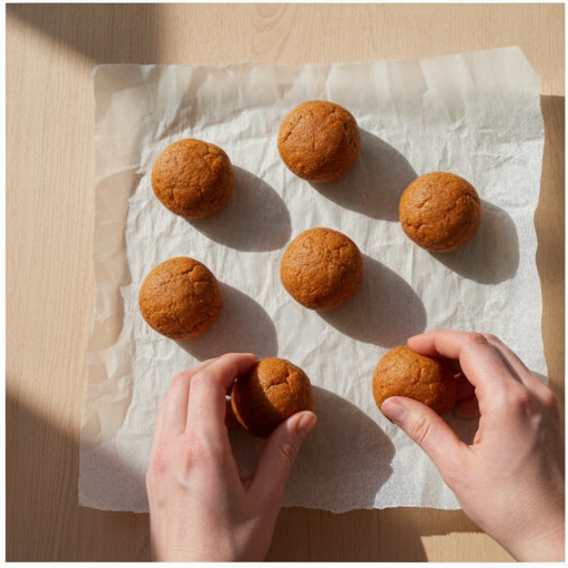 chewy pumpkin spice cookies - step 3