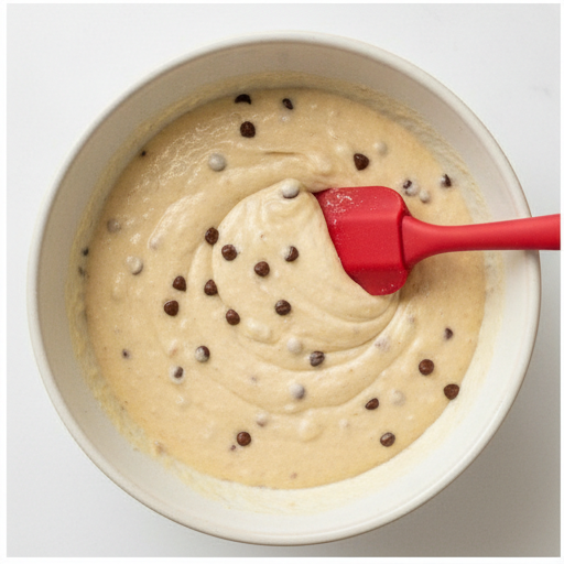 chocolate chip cake - step 3