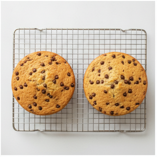 chocolate chip cake - step 4