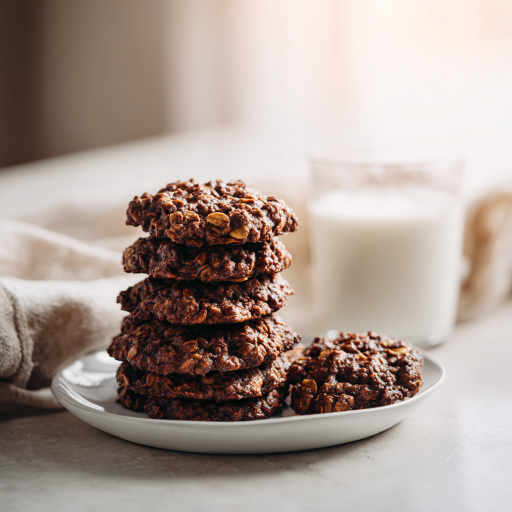 chocolate oatmeal cookies - final presentation