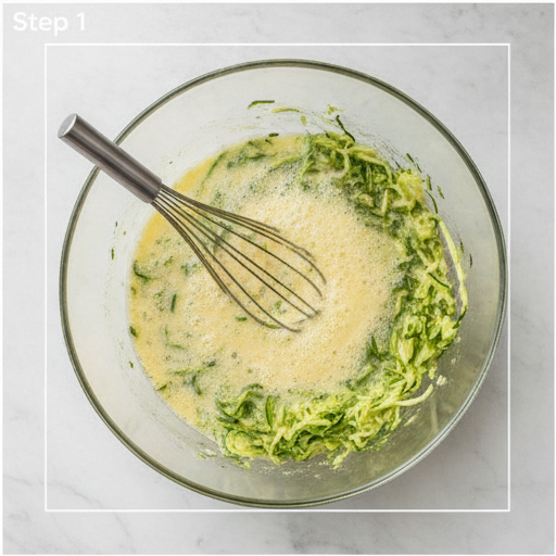 cinnamon zucchini bread - step 1