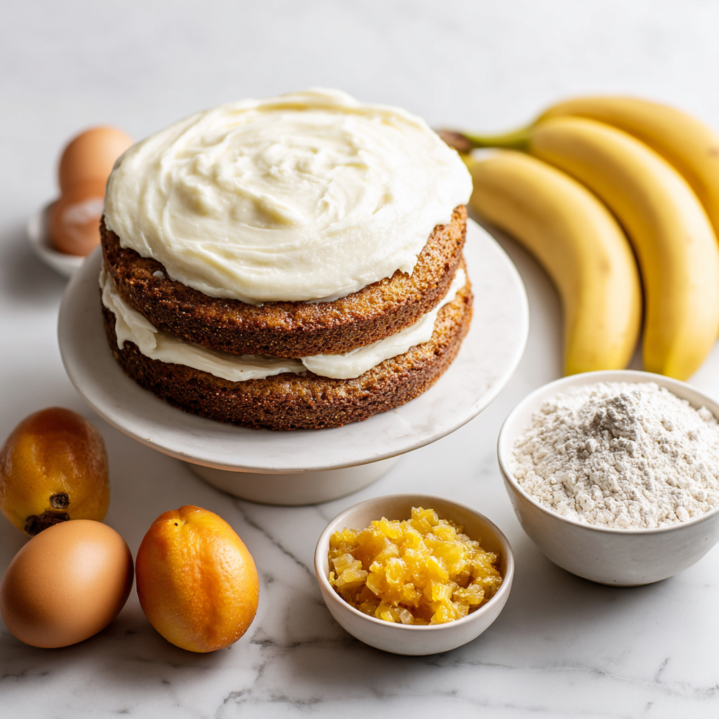 dr. bird cake recipe - main ingredients