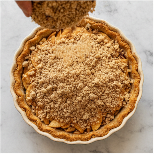 dutch caramel apple pie - step 4