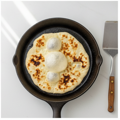 easy garlic naan bread - step 4