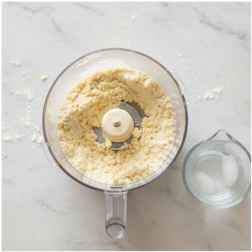 easy peach turnovers - step 1 making pastry dough