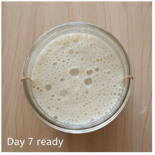 easy sourdough starter recipe - step 4
