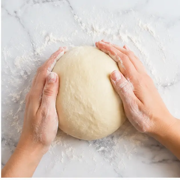 Step 2: Kneading until smooth and elastic