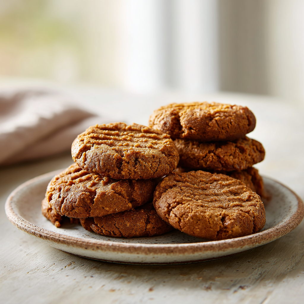einkorn peanut butter cookies