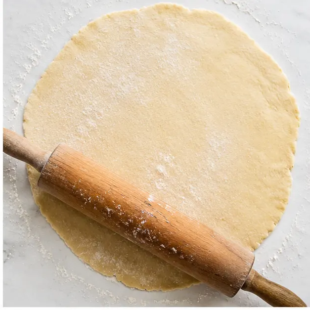 Step 2: Rolling the dough into a 12-inch circle