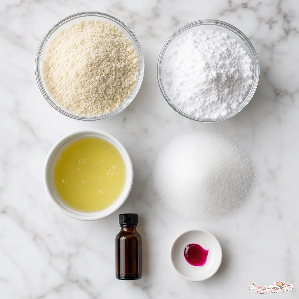 french macarons recipes - main ingredients