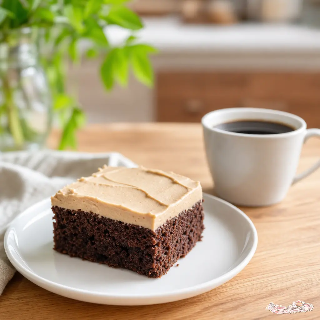 frosted coffee brownies - final presentation
