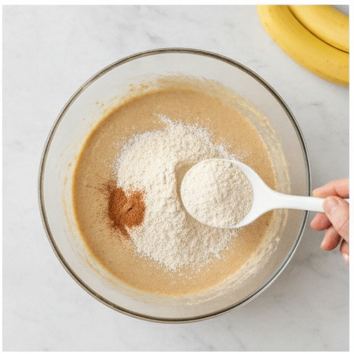 healthy banana muffins - step 2