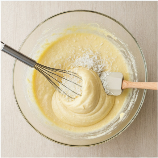 key lime coconut cupcakes - step 1
