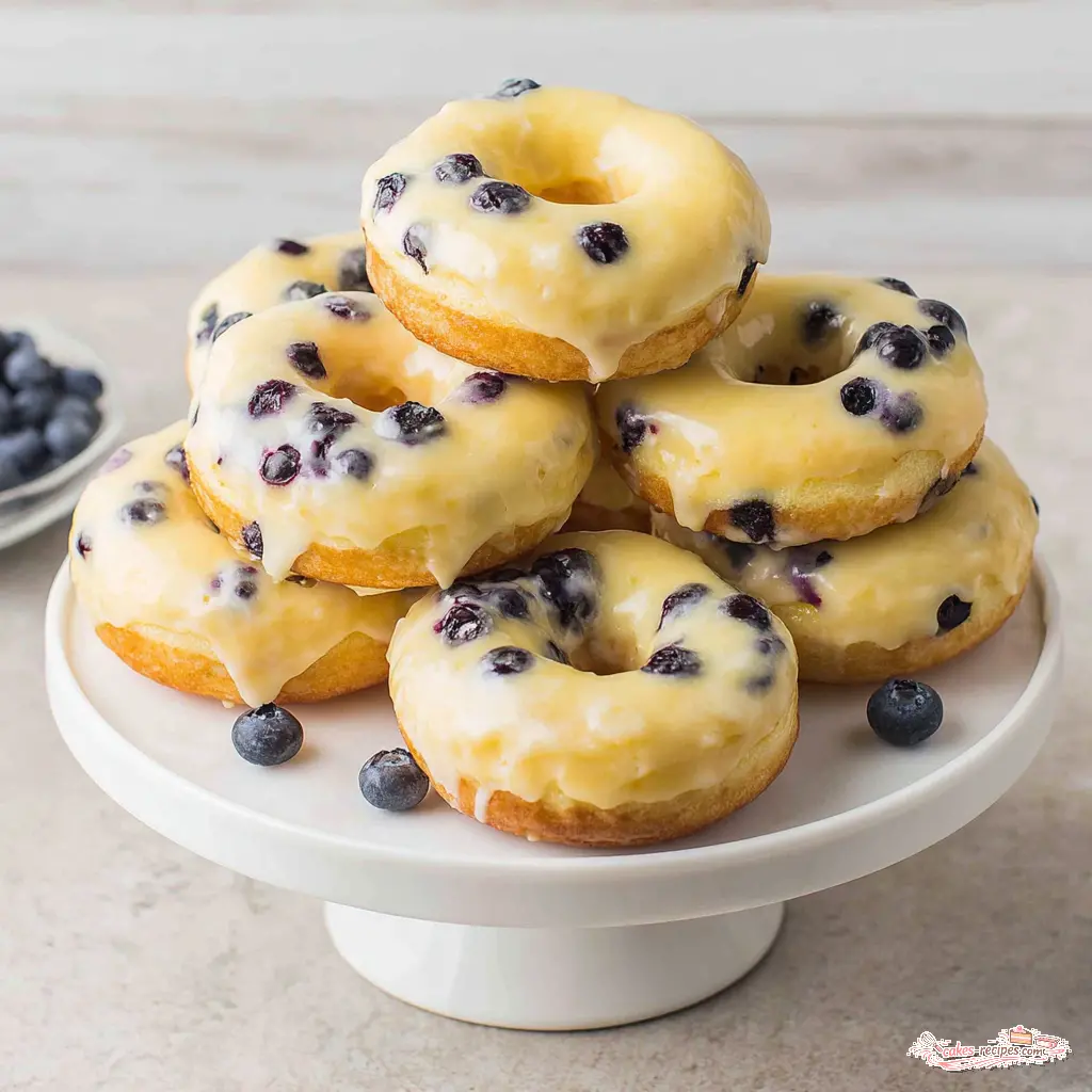 lemon blueberry donuts 908360856
