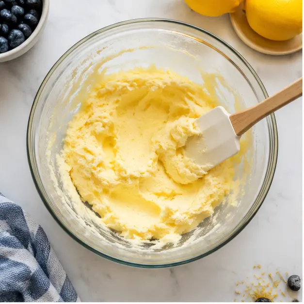Step 1: Creaming butter and sugar