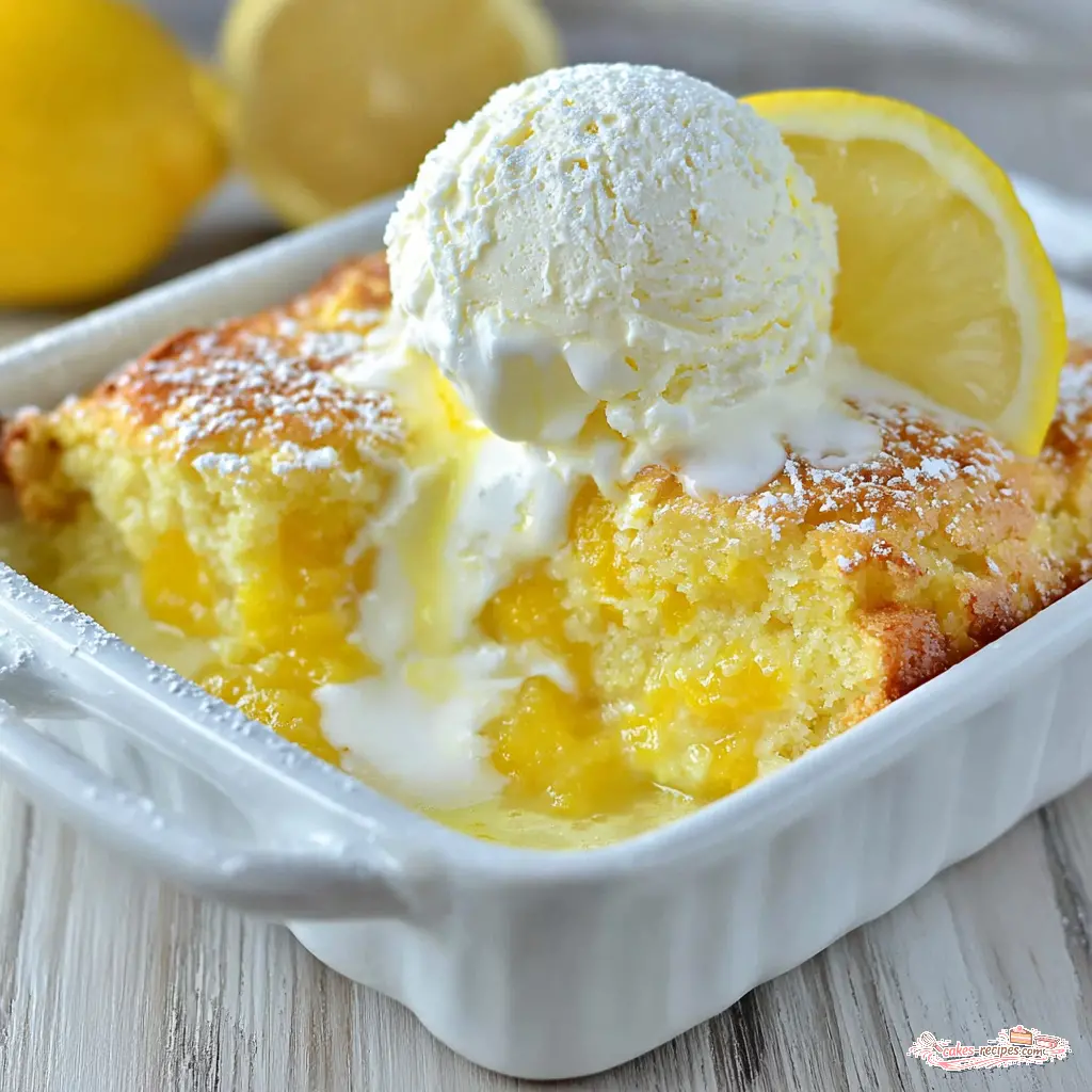 magic lemon cobbler - final presentation