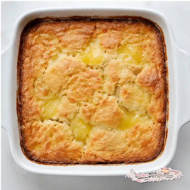 Step 4: Finished baked cobbler golden and bubbling
