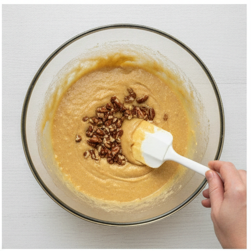 maple pecan blondies - step 2