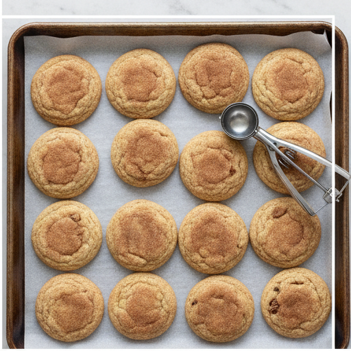 maple pecan snickerdoodle cookies - step 2