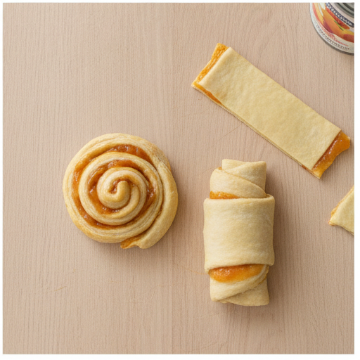 peach pie cruffins - step 4