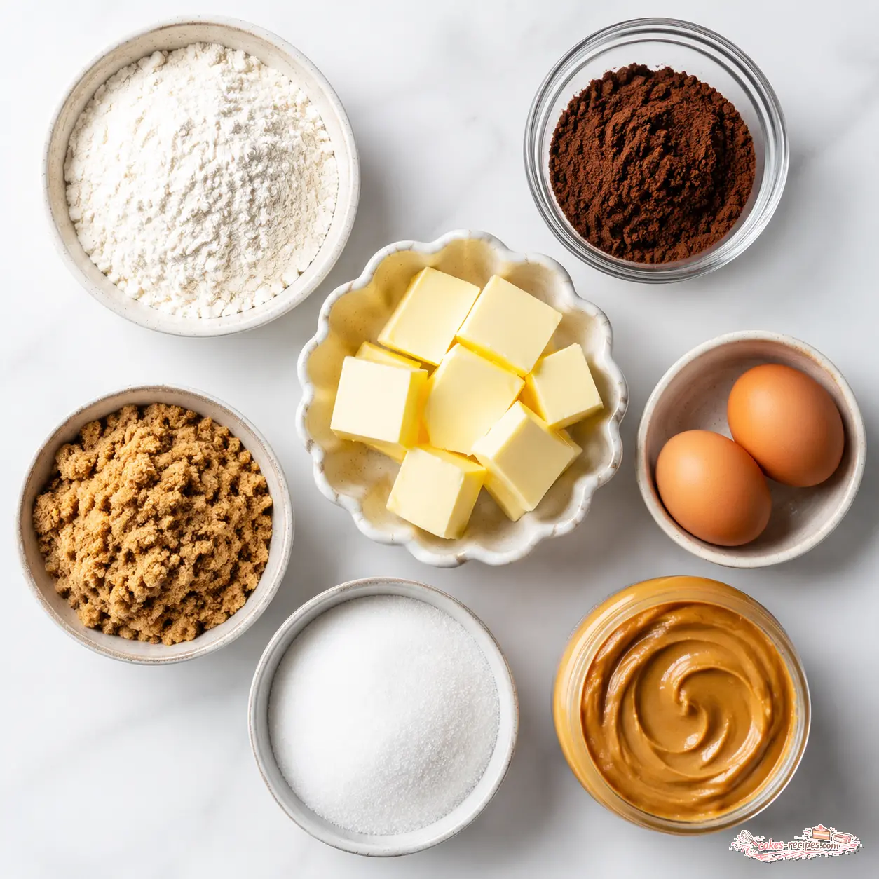 peanut butter oreo cookies - main ingredients