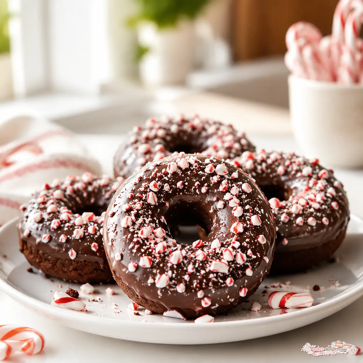 peppermint mocha donuts - final presentation