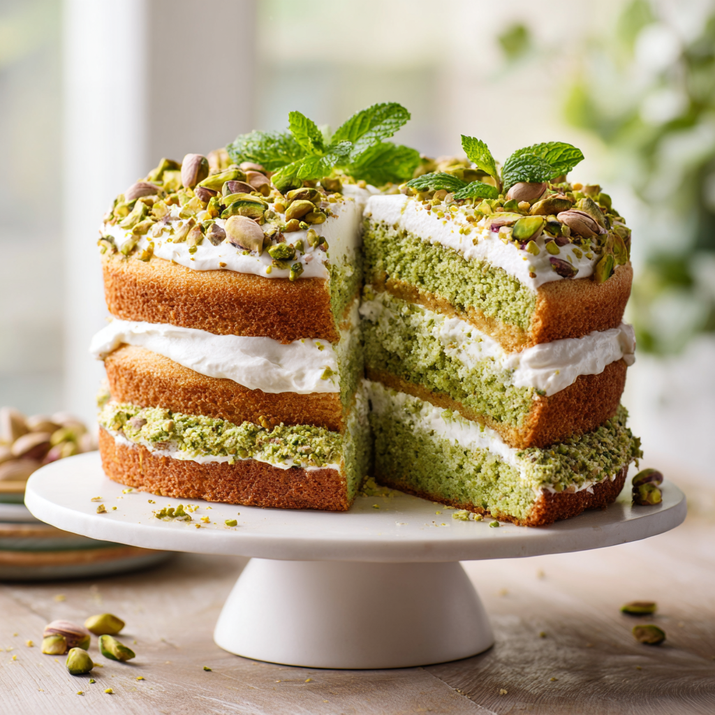 pistachio mascarpone cake filling