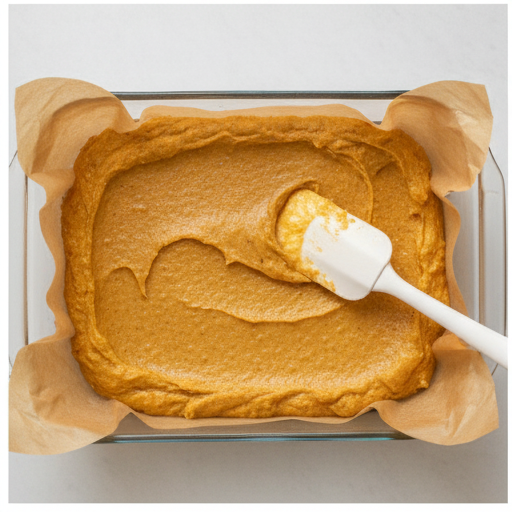 pumpkin snickerdoodle bars - step 3