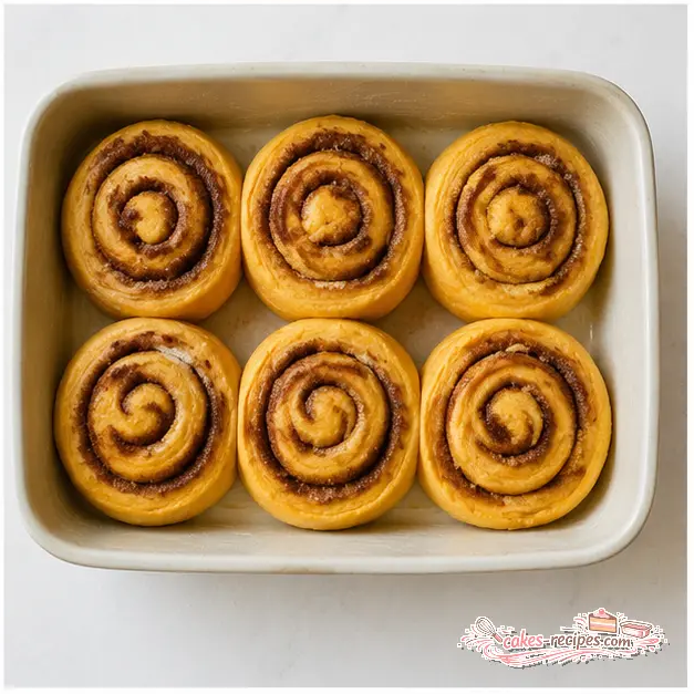 Step 4: Cut rolls arranged for second rise