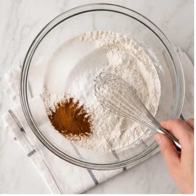 Step 1: Whisk dry ingredients