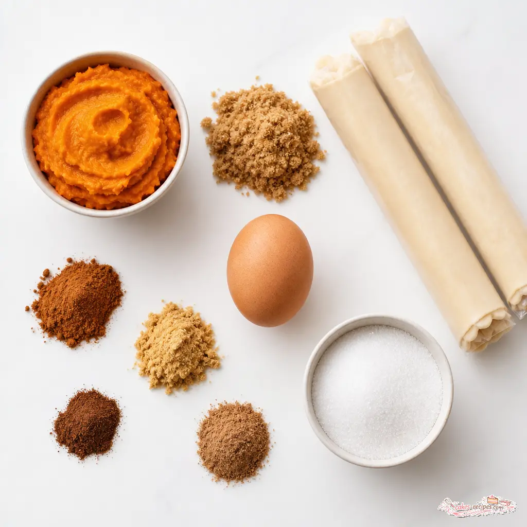 pumpkin pasties - main ingredients