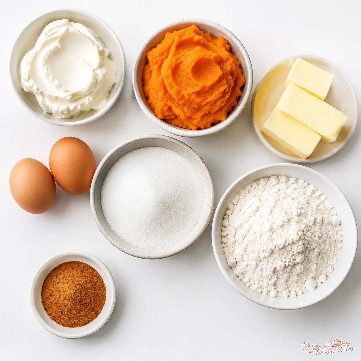 pumpkin pie cookies - main ingredients