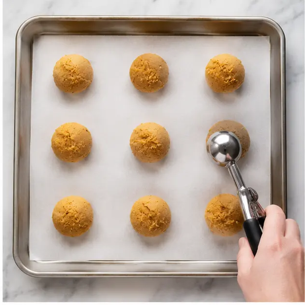 Step 2: Scoop dough onto baking sheet