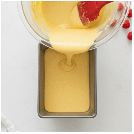 raspberry glazed key lime cake - step 4