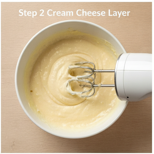 rhubarb cream cheese bars - step 2