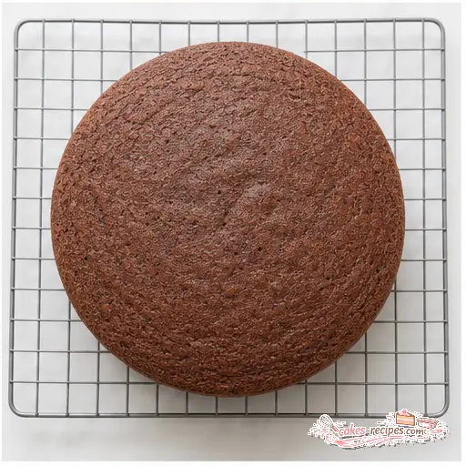 Step 4: Cooling baked cake layers