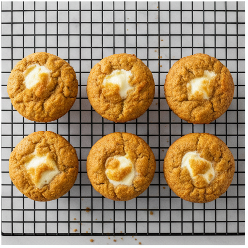 small batch pumpkin cream cheese muffins - step 4