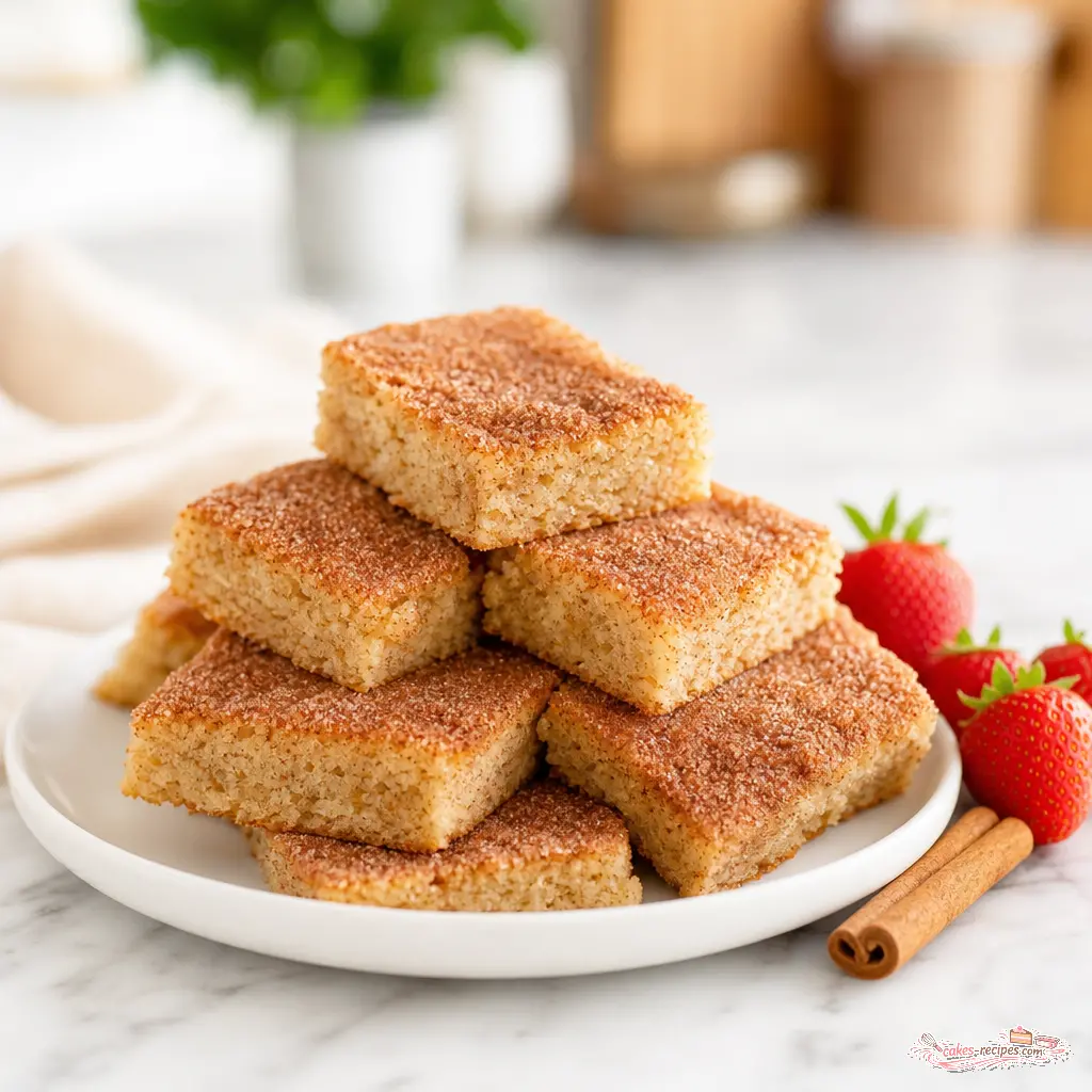 snickerdoodle bars - final presentation