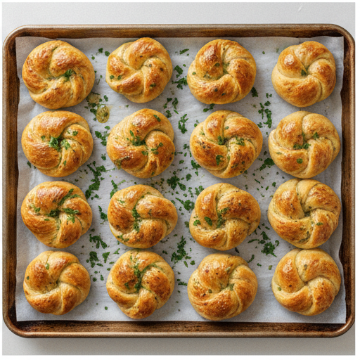 sourdough garlic knots - step 4