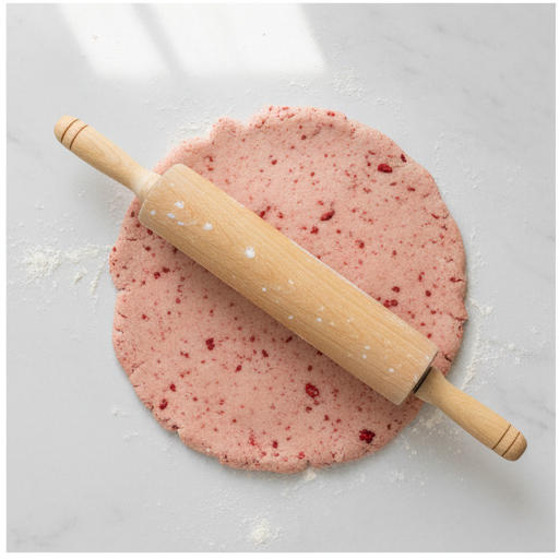 strawberry shortbread cookies - step 3