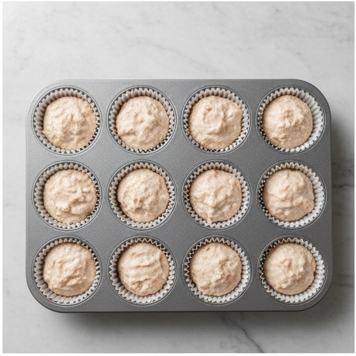 strawberry shortcake muffins - step 3