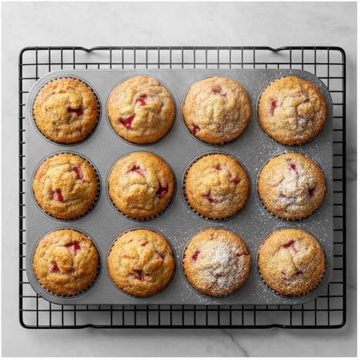 strawberry shortcake muffins - step 4