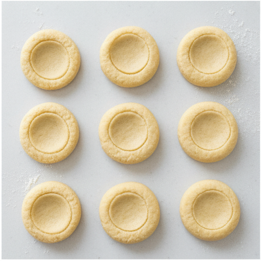 strawberry thumbprint cookie recipe - step 3