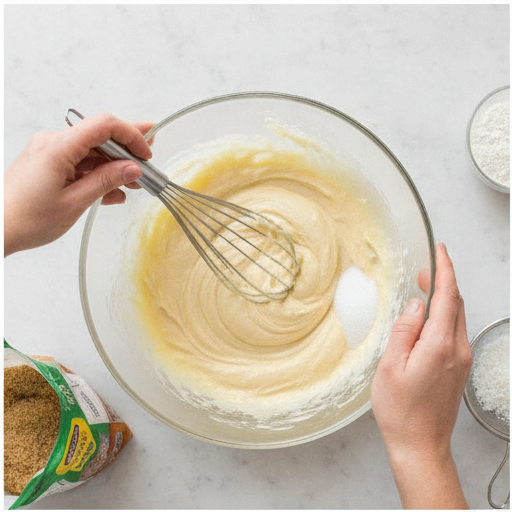 toasted coconut donuts - step 1