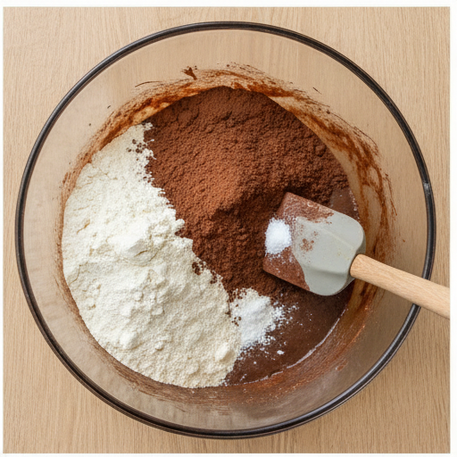 triple chocolate zucchini muffins - step 2