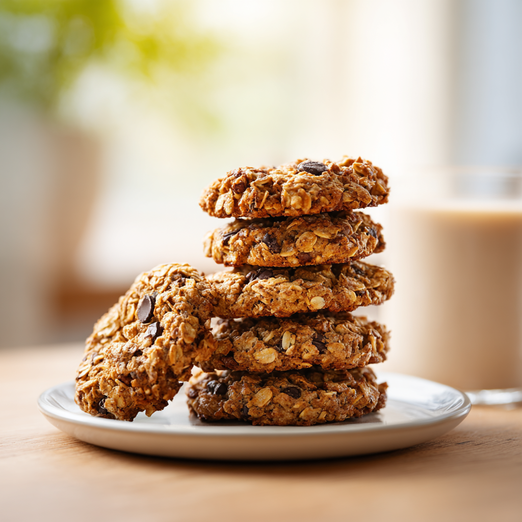 vegan oatmeal cookies - final presentation