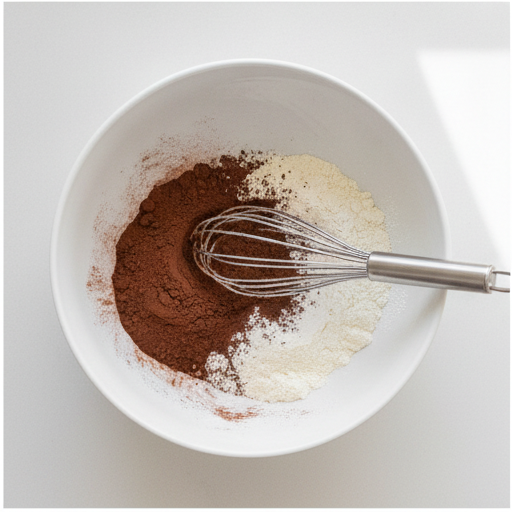 Step 3: Folding chocolate chips into the batter